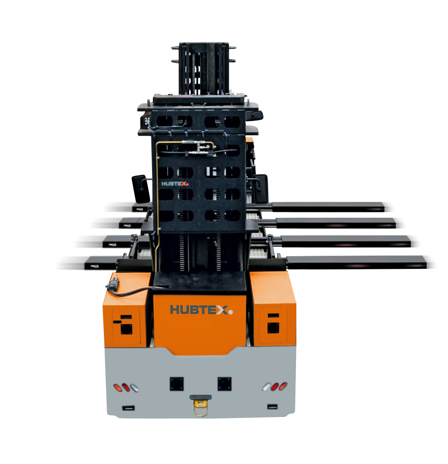 Electric two-sided order picking platform with vacuum suction