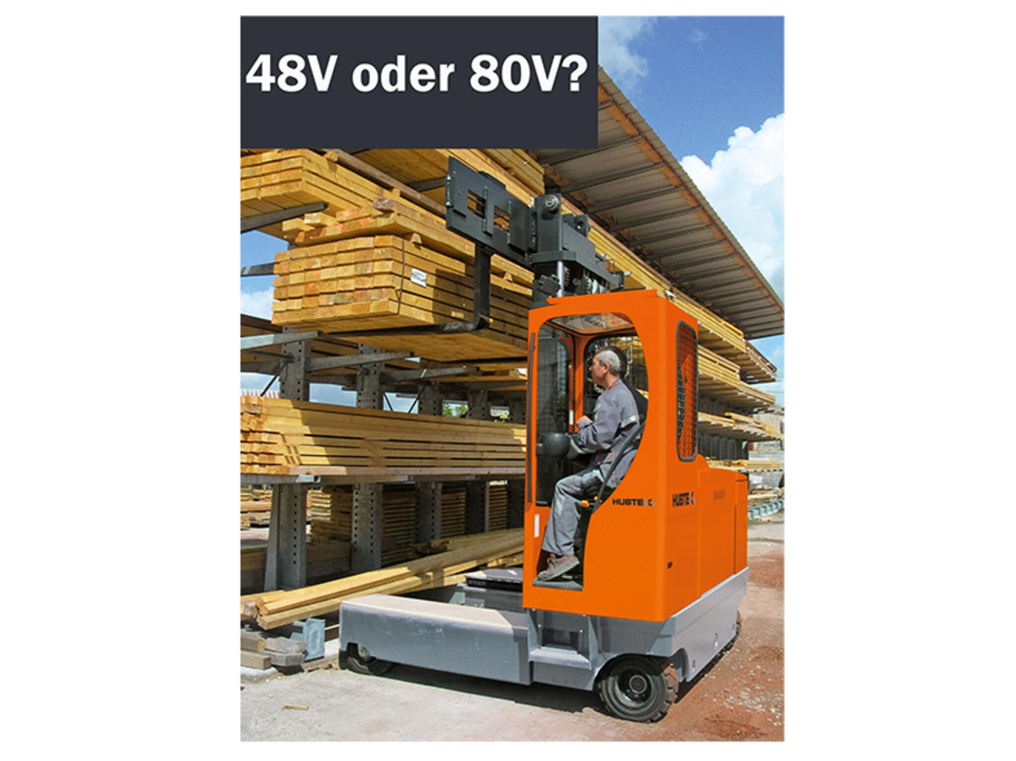 HUBTEX Series 2125 in outdoor use