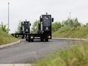 Bundeswehrstapler-Einsatz